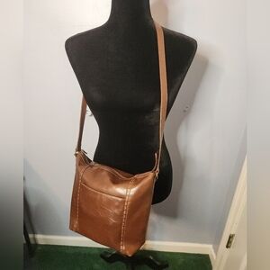 Relic Brown Faux Leather Shoulder Bag 2001
